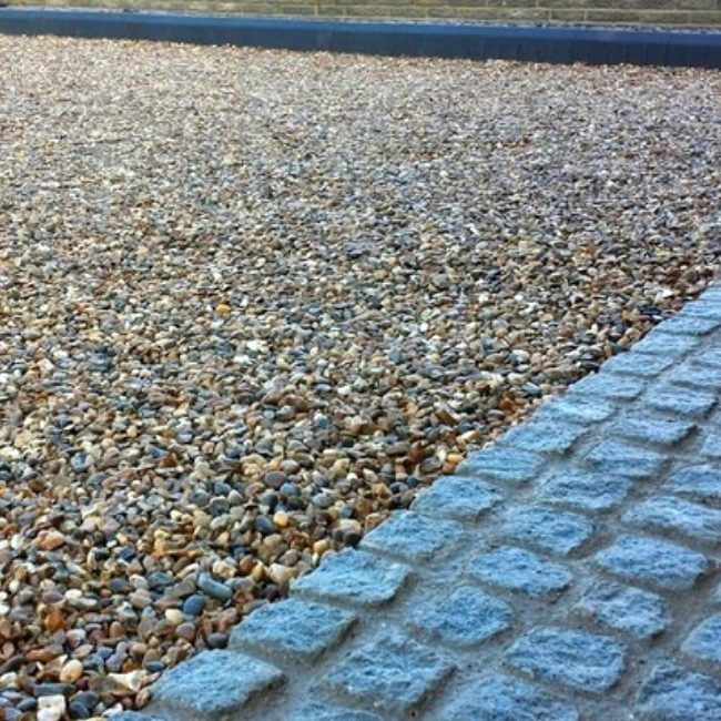 Gravel driveway