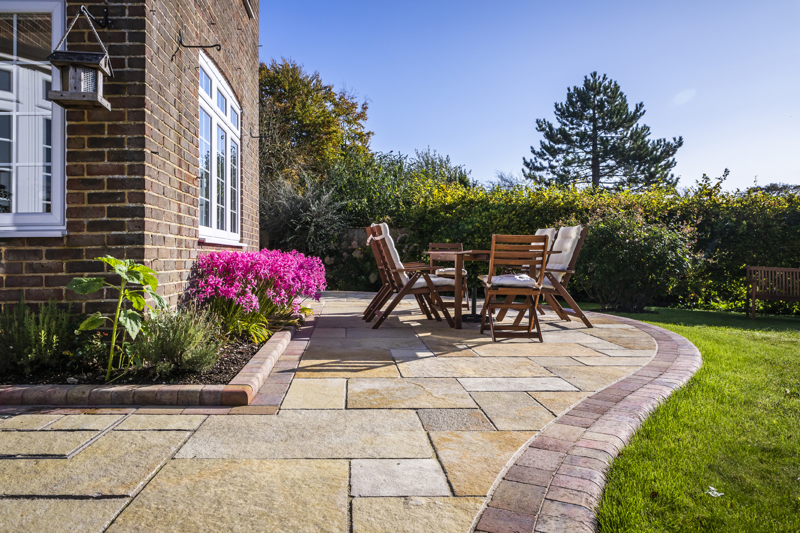 Porcelain patio